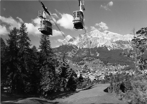 Cartolina Cortina Faloria Funivia (Belluno)