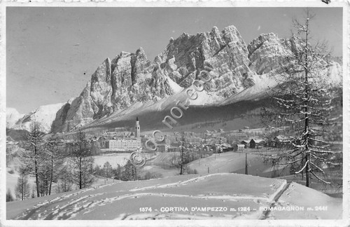 Cartolina Cortina Panorama 1936