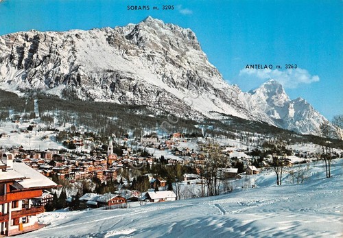 Cartolina Cortina Panorama 1971 (Belluno)