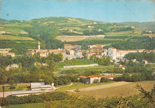Cartolina Cossano Belbo Panorama VG grinze