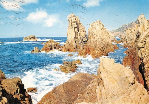 Cartolina Costa Paradiso Scogliera Trinit? d'Agultu 2000 (Sassari)