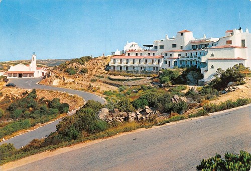 Cartolina Costa Smeralda Hotel Luci di La Muntagna 1971