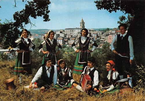 Cartolina Costumi del Molise San Giovanni in Galdo