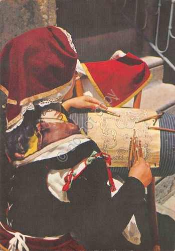 Cartolina Costumi tradizionali Abruzzo N. 32 - Pescocostanzo 1986
