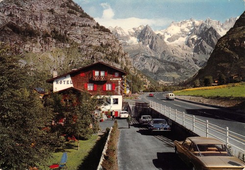 Cartolina Courmayeur Albergo Svizzero