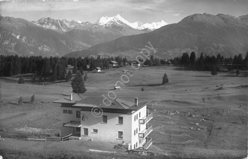 Cartolina Crans sur Sierre Chaperon Rouge Home d'enfants 1957