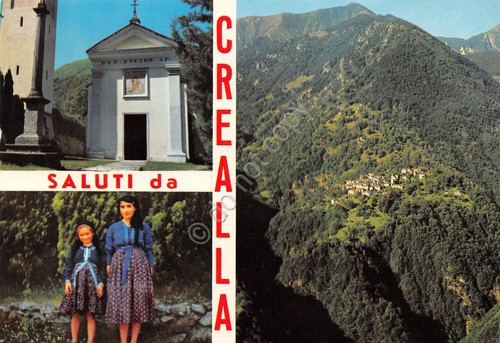 Cartolina Crealla vedute animata