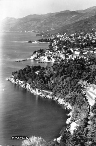 Cartolina Croatia Opatija partial view