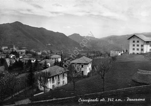 Cartolina Crocefieschi Panorama