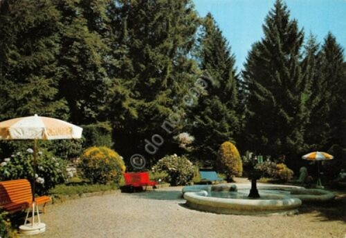 Cartolina Crodo Fonti e giardini (Verbania)