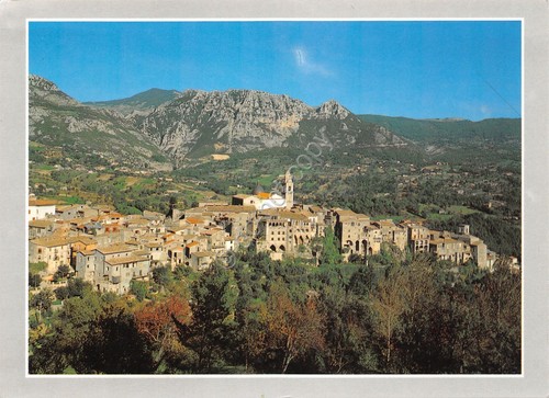 Cartolina Cusano Mutri panorama lato Ovest cm 16 x 12