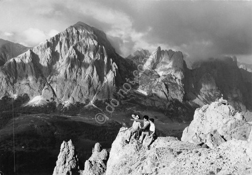 Cartolina dal Passo del Mulo sullo sfondo Peralba e Sorgenti …