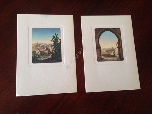 Cartolina Dandolo Bellini Gerusalemme e Betlemme Illustrat Lotto di 2 …