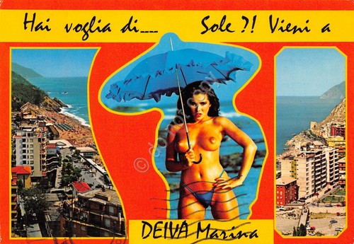 Cartolina Deiva Marina Vedute Pin Up 1992 (La Spezia)