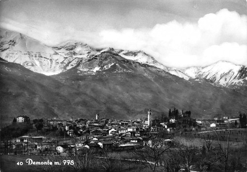 Cartolina Demonte Panorama
