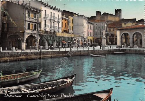 Cartolina Desenzano Hotel Piroscafo 1957