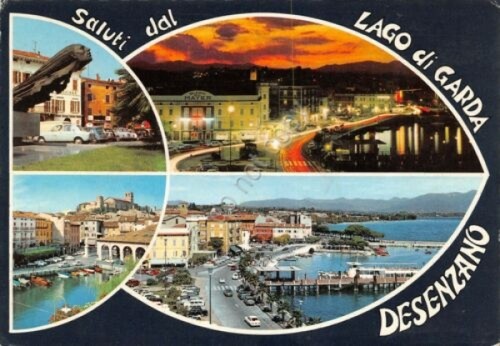 Cartolina Desenzano Lago di Garda vedute (Brescia)