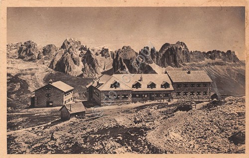 Cartolina Die Schlernhauser Dolomiti 1923