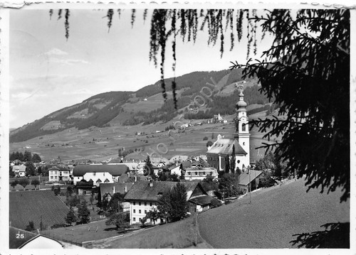 Cartolina Dobbiaco panorama 1955