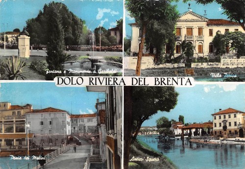 Cartolina Dolo Riviera del Brenta Vedutine