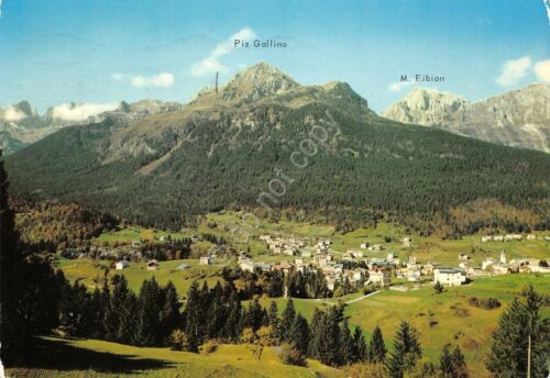 Cartolina Dolomiti Andalo panorama con Piz Gallino (Trento)