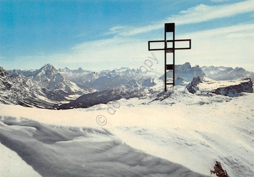 Cartolina Dolomiti Cortina Croce su Tofana di Mezzo verso Antelao …