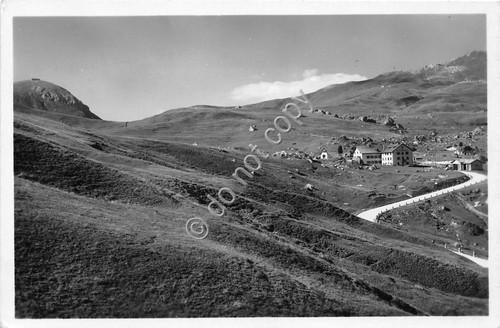 Cartolina Dolomiti di Fassa Rifugio Passo Sella Col Rodella