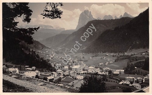Cartolina Dolomiti Ortisei Val Gardena panorama
