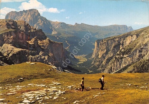 Cartolina Dolomiti Panorama da Rifugio Puez Val Lunga Alpe di …
