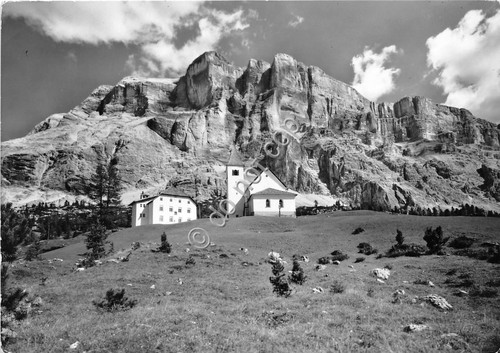 Cartolina Dolomiti Val Badia Santuario Santa Croce 1968