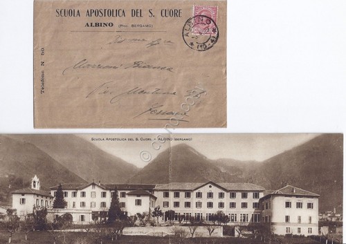 Cartolina doppia - Albino - Scuola Apostolica Sacro Cuore - …