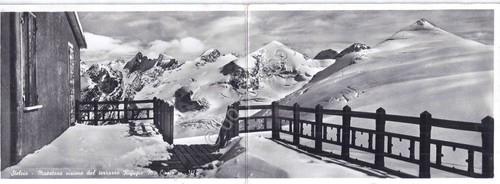 Cartolina doppia - Stelvio - Terrazzo Rifugio M. Livrio - …