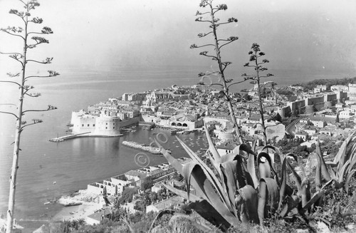 Cartolina Dubrovnik view panorama