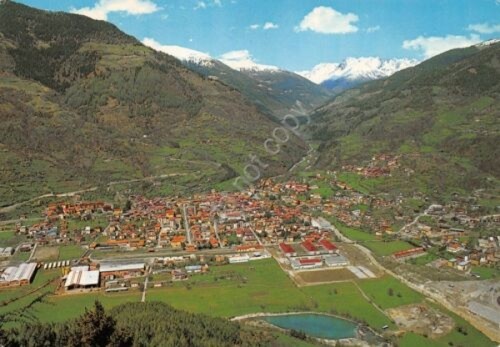 Cartolina Edolo panorama 1986