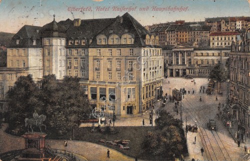 Cartolina Elberfeld Hotel Kaiserhof 1921