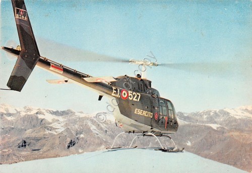 Cartolina Elicottero Leggero Agusta Bell 206 B-1