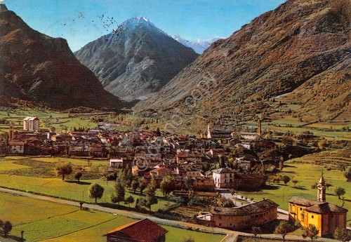 Cartolina Entraque Panorama 1961