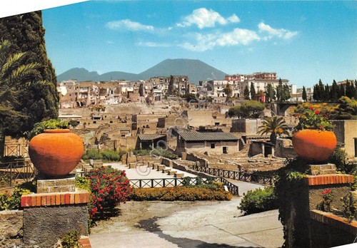 Cartolina Ercolano Panorama 1972 (Napoli)