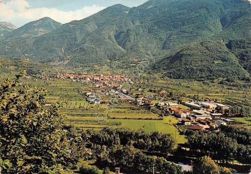 Cartolina Esine Brescia Panorama 1973