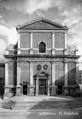 Cartolina Fabriano Cattedrale 1967 (Ancona)