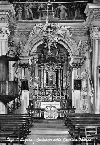 Cartolina Fabriano Scala Santa della Chiesa omonima