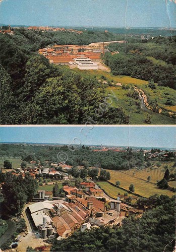 Cartolina Fagnano Olona Opifici in Valle Olona anni '70