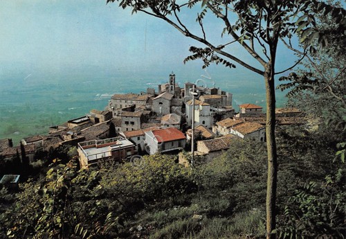Cartolina Falvaterra Panorama con case anni '70