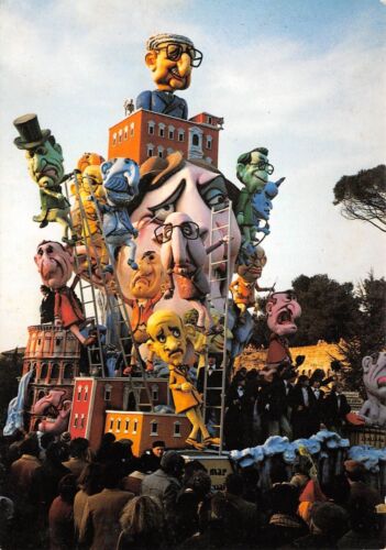 Cartolina Fano Carnevale dell'Adriatico Nel mar di guai progetto Isidori …