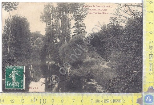 Cartolina Fermaincourt - Vue sur Eure - Vg France Italy …