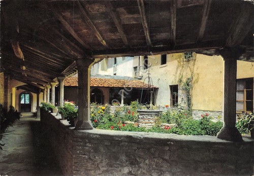 Cartolina Fiesole Chiostrino di San Bernardino 1968 Timbro PT