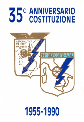 Cartolina filatelica 35° Anniversario Costituzione 1° Mostra Aerofilatelica 1990
