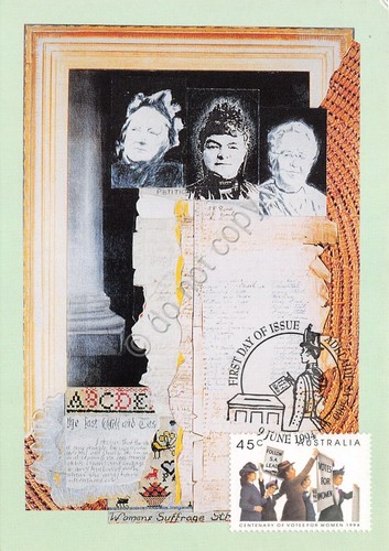 Cartolina Filatelica Australia Centenary Votes for Women 1994