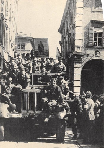 Cartolina filatelica Festival Nazionale l'Unità 1977 Modena Aprile 1945