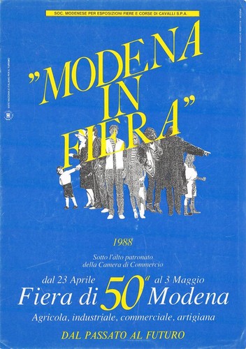 Cartolina filatelica Modena in fiera 1988
